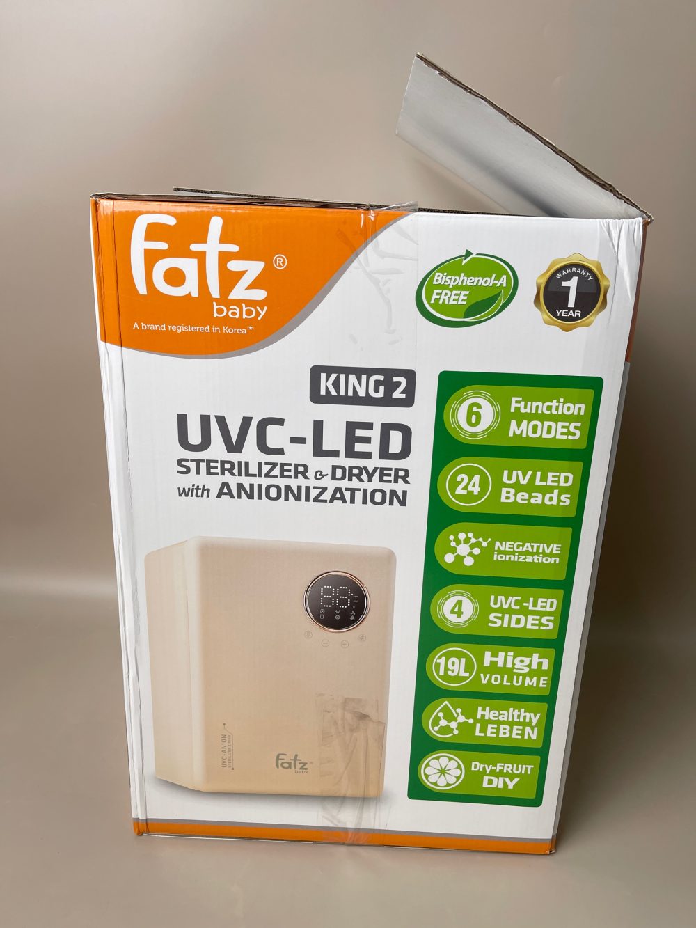 Máy tiệt trùng sấy khô UVC King 2 Fatz Baby (Full box) - Ảnh 21