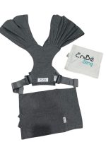Địu vải Embé Sling màu Charcoal dòng flex ( size: 0->24m, còn túi đựng)