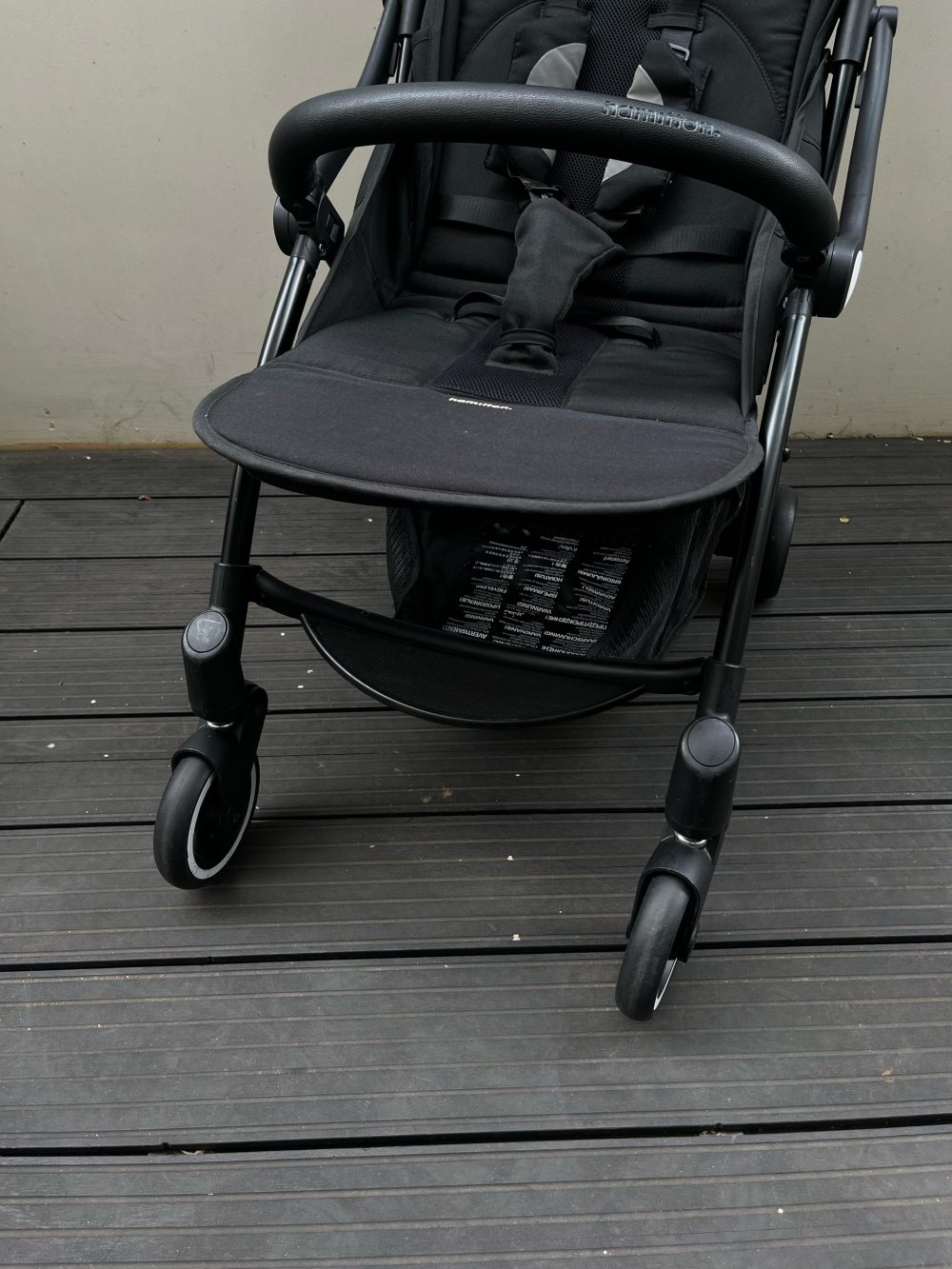 Xe đầy Hamilton X1 Plus màu đen (size: 0→4y, tôi đa 20kg) còn túi đựng - Ảnh 15
