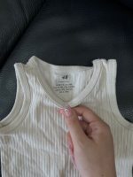 Set 2 bodysuit H&M màu trắng/nâu (size 6→9m) - Ảnh 12