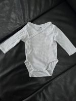 Set bodysuit len Mothercare kèm 2 bodysuit H&M màu trắng/sọc xanh (size 0→4m) - Ảnh 5