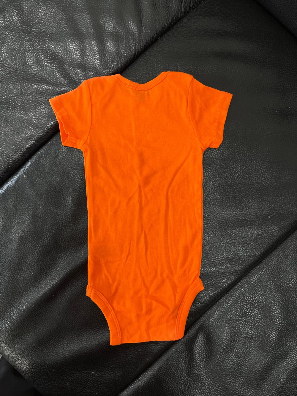 Set 2 bộ bodysuit Gerber màu cam/xanh dương (size 6→9m) - Ảnh 4