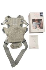 Địu BabyBjorn Baby Carrier Mini Ariy mesh màu grey beige (size: 0m->1y~ 3kg2->11kg) full box (Bill VNQ)