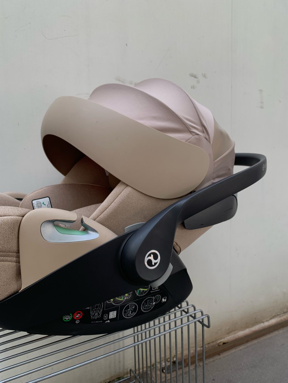 Ghế ngồi ô tô Cybex Cloud T i-size màu cozy beige (45-87cm<13kg) - Ảnh 12