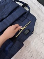 Balo bỉm sữa Lovevook màu xanh - Ảnh 5