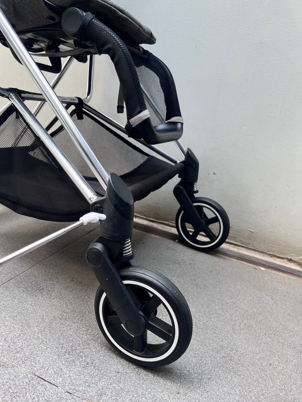 Xe đẩy Cybex mios 3 màu xám khung bạc ( size: 0->4y, tối đa 22kg) kèm adapter và áo mưa cybex - Ảnh 35