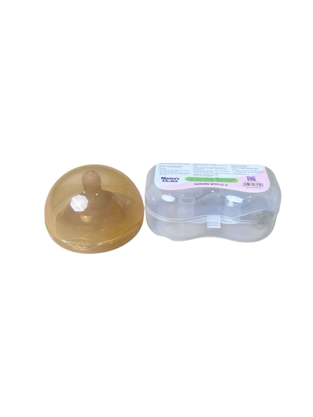 Set 2 Núm trợ ti thyseed và núm trợ ti maam’s Choice ( còn hộp đựng ) - Ảnh 1