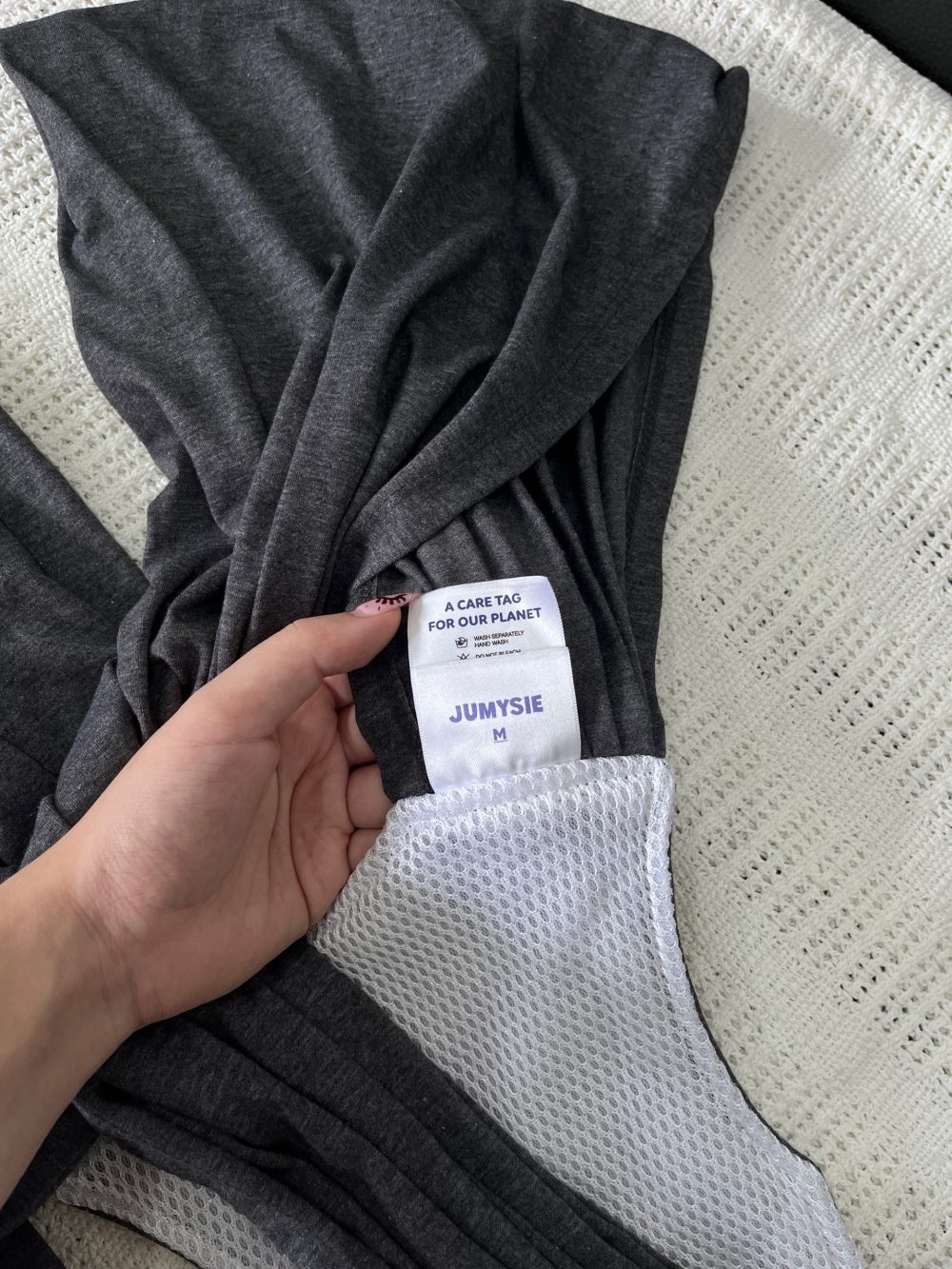 Địu Vải Jumysie màu xám ( size M~0m->18m ) - Ảnh 5