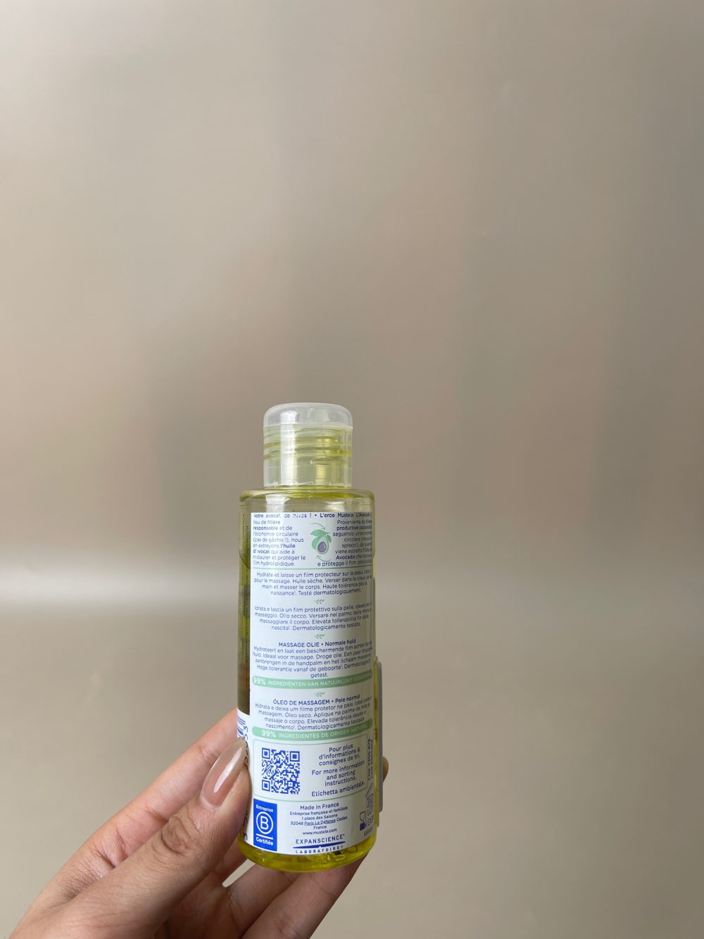 Dầu massage Mustela cho bé 100ml (Date: 20/02/2028) - Ảnh 5