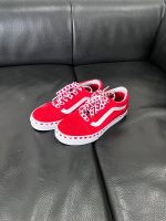Giày Vans Kids Old Skool hoạ tiết trái tim màu đỏ (size 31.5~19cm) - Ảnh 7