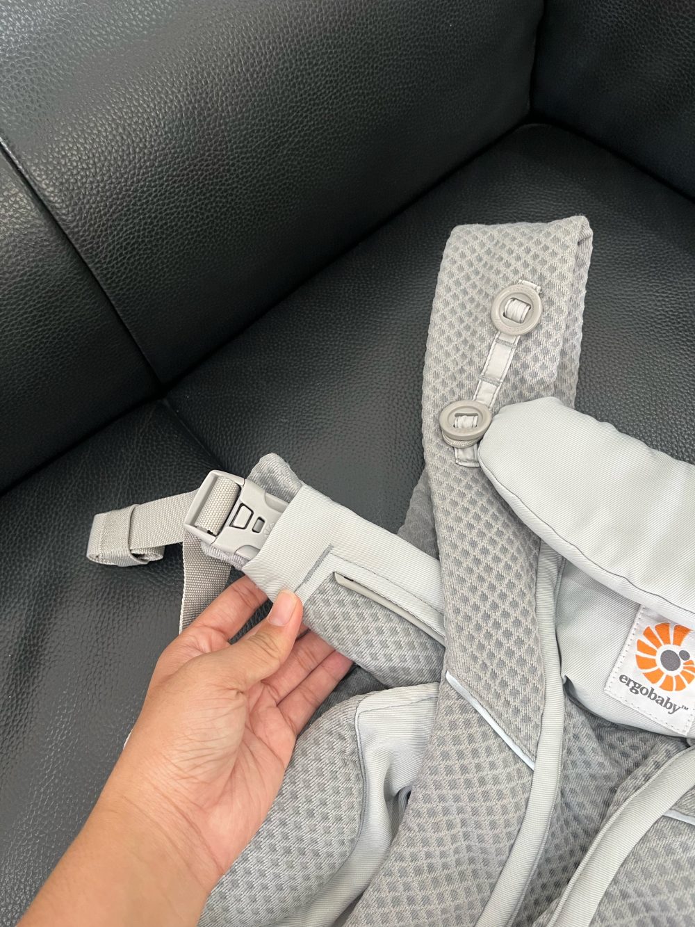 Địu Ergobaby Omni Breeze, Pearl Grey ( Size: 3.2->20kg ~ 0->48m) - Ảnh 9