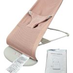 Ghế rung Baby Bjorn Bouncer Bliss vải lưới mesh màu hồng khung trắng (nobox)