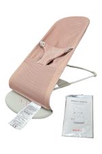 Ghế rung Baby Bjorn Bouncer Bliss vải lưới mesh màu hồng khung trắng (nobox)