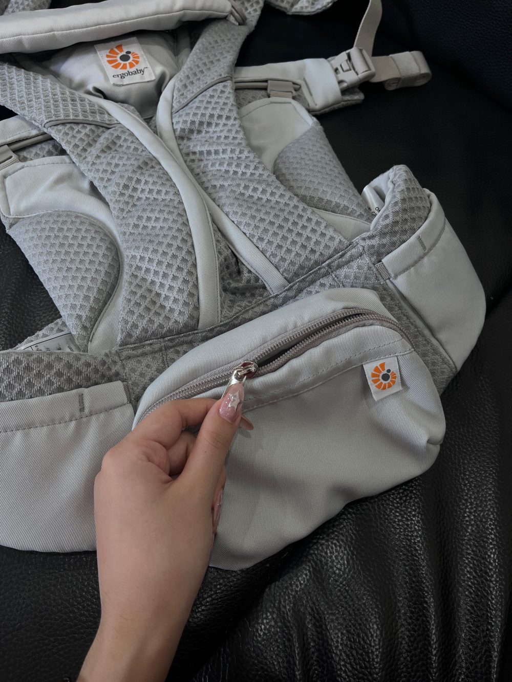 Địu Ergobaby Omni Breeze, Pearl Grey (size: 3kg2→20kg4~ 0→48m) - Ảnh 11