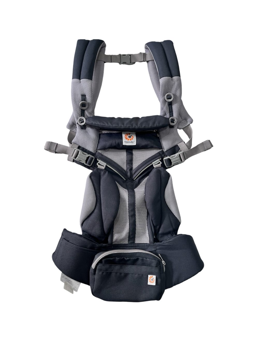 10e5d8388f7a49a3b66e1a3e3f96deed Địu Ergobaby Omni 360 Cool Air Mesh, Carbon Grey (size: 3kg2→20kg~ 0→48m) - Ảnh 1