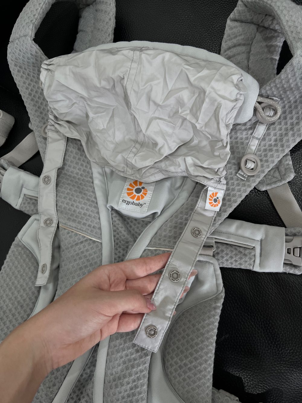 Địu Ergobaby Omni Breeze, Pearl Grey ( Size: 3.2->20kg ~ 0->48m) - Ảnh 5