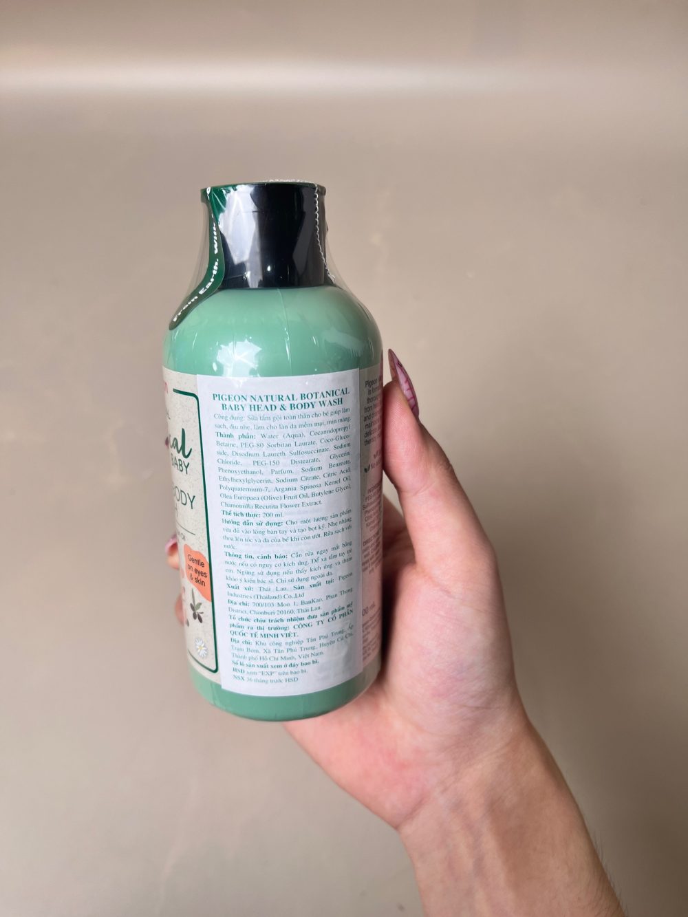 Sữa tắm gội toàn thân Pigeon Natural Botanical 200ml (HSD: 2/4/2027) - Ảnh 6