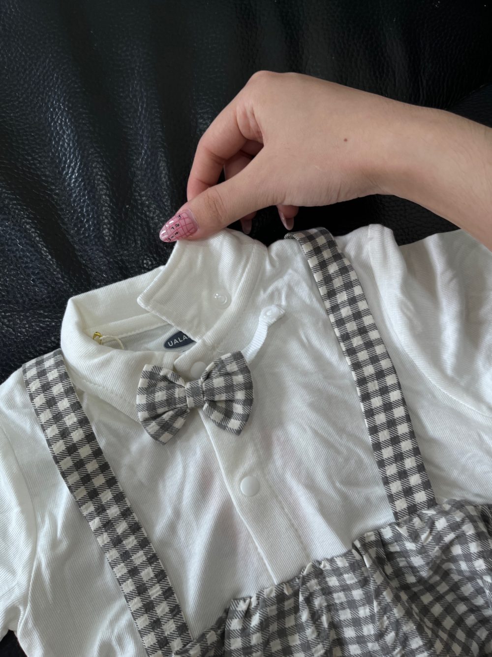 Set 2 body đùi Uala Rogo & Carter's màu xám (size 6→9m) - Ảnh 12