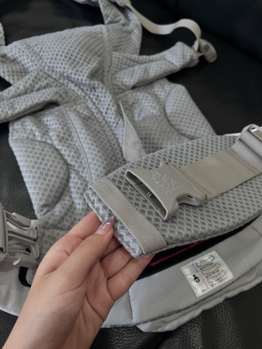 Địu Ergobaby Omni Breeze, Pearl Grey (size: 3kg2→20kg4~ 0→48m) - Ảnh 3