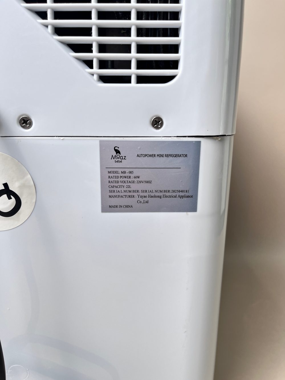 Tủ lạnh mini Moaz Bébé MB085( no box) - Ảnh 10