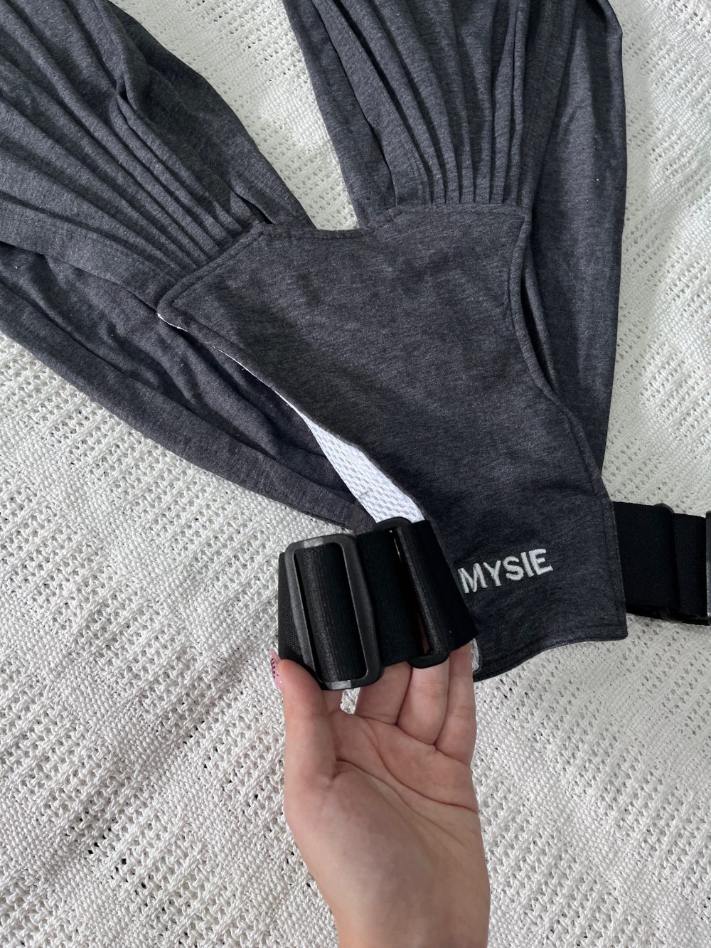 Địu Vải Jumysie màu xám ( size M~0m->18m ) - Ảnh 3