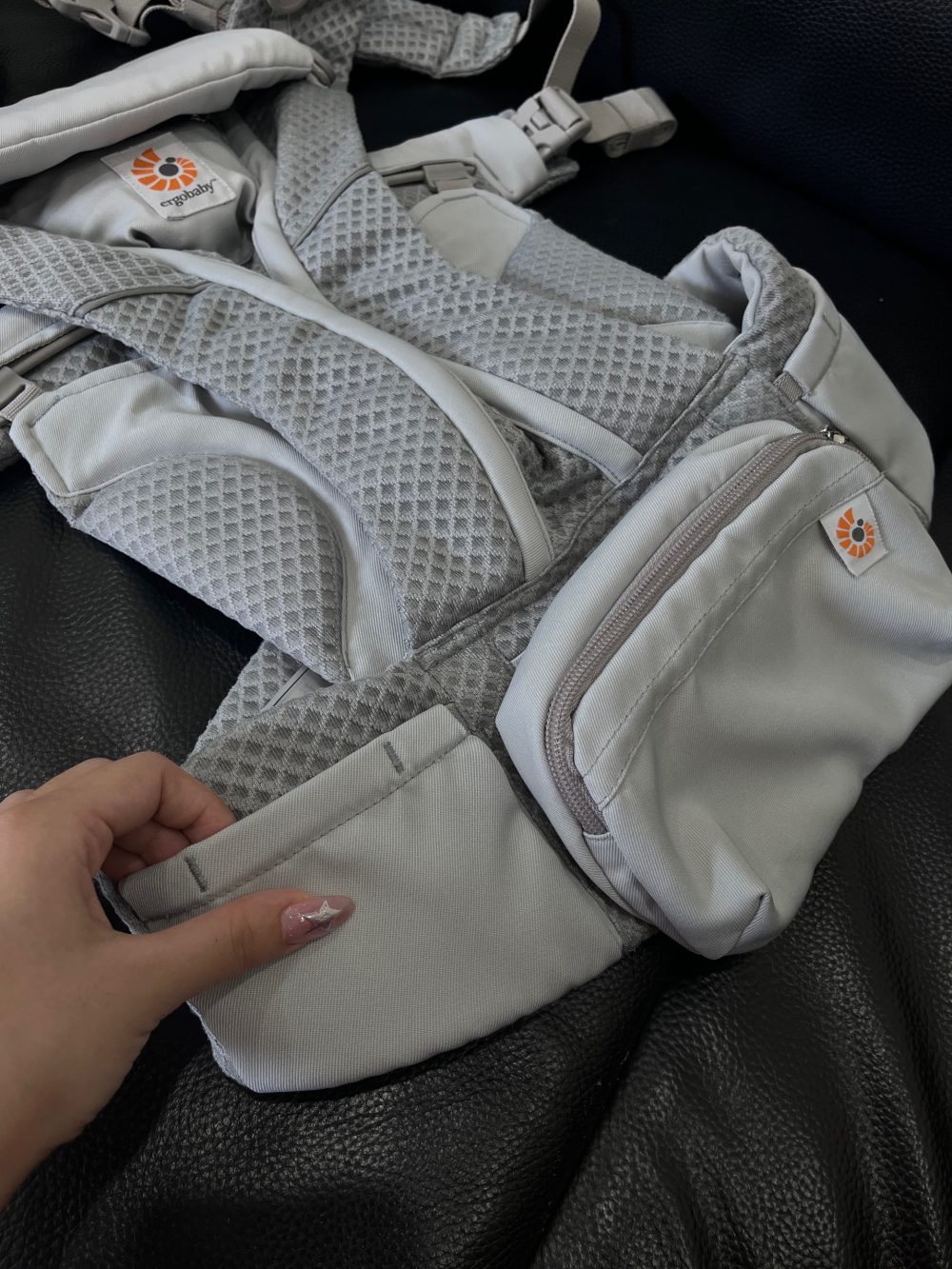 Địu Ergobaby Omni Breeze, Pearl Grey (size: 3kg2→20kg4~ 0→48m) - Ảnh 13