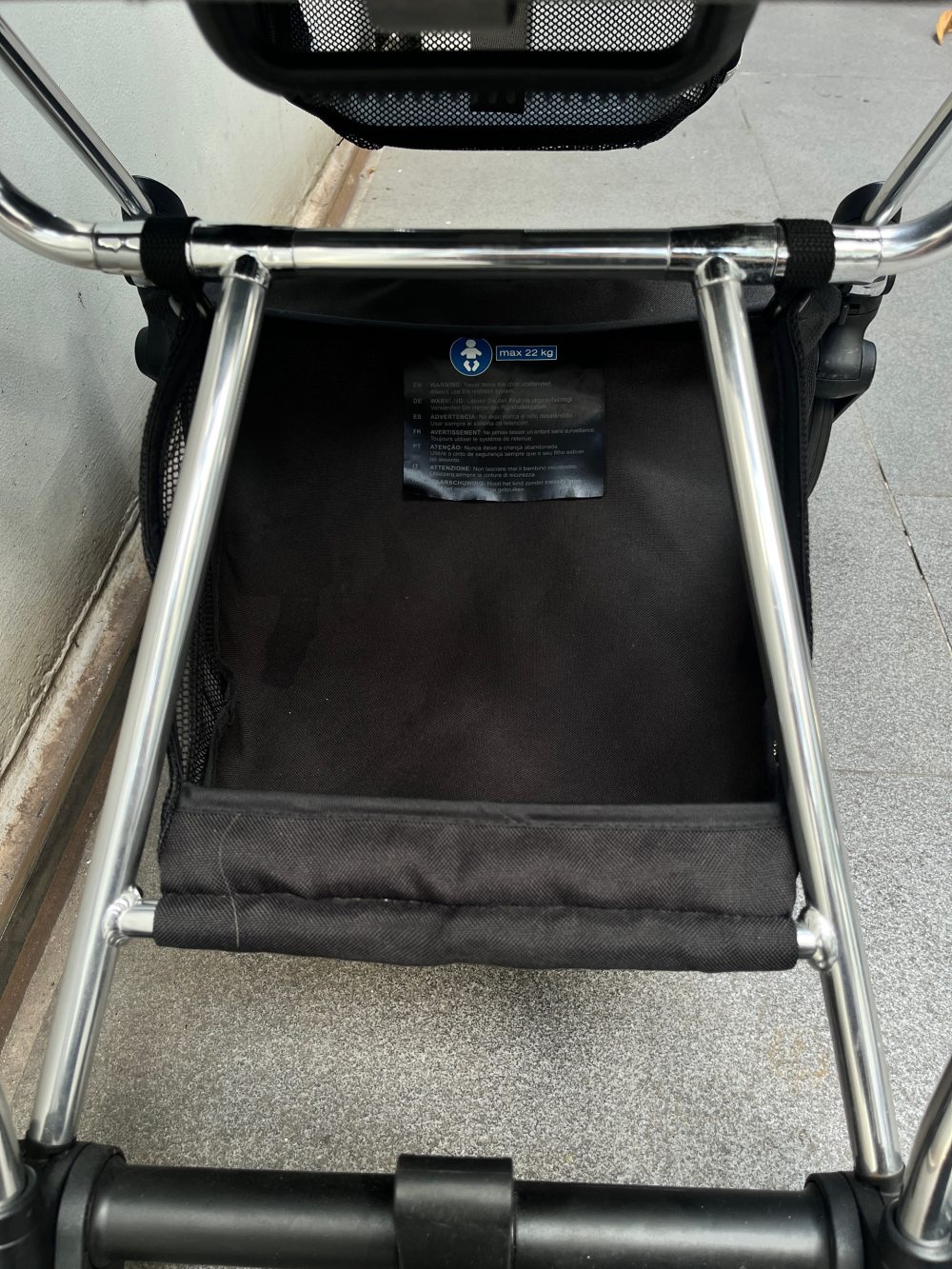 Xe đẩy Cybex mios 3 màu xám khung bạc ( size: 0->4y, tối đa 22kg) kèm adapter và áo mưa cybex - Ảnh 25