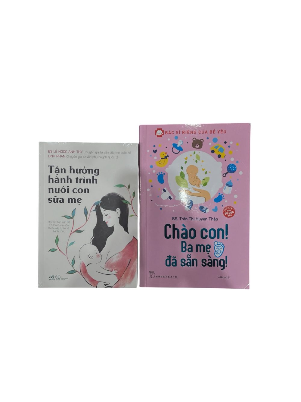 18b54699e9bb423cbf9ea7cc0fb6ef01 Set 2 cuốn sách Tận hưởng hành trình nuôi con sữa mẹ và Chào con ba mẹ đã sẵn sàng - Ảnh 1