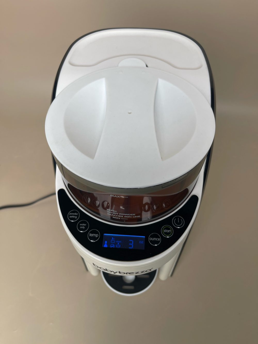 Máy pha sữa Baby Brezza Formula Pro Advanced Black/ White( no box) - Ảnh 9