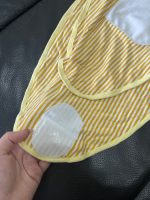 Set bodysuit Bobicraft gile màu nâu kem và bộ quần áo dài tay Boube màu vàng (size 3→6m) tặng kèm ủ quấn Mintuu màu vàng sọc trắng - Ảnh 2