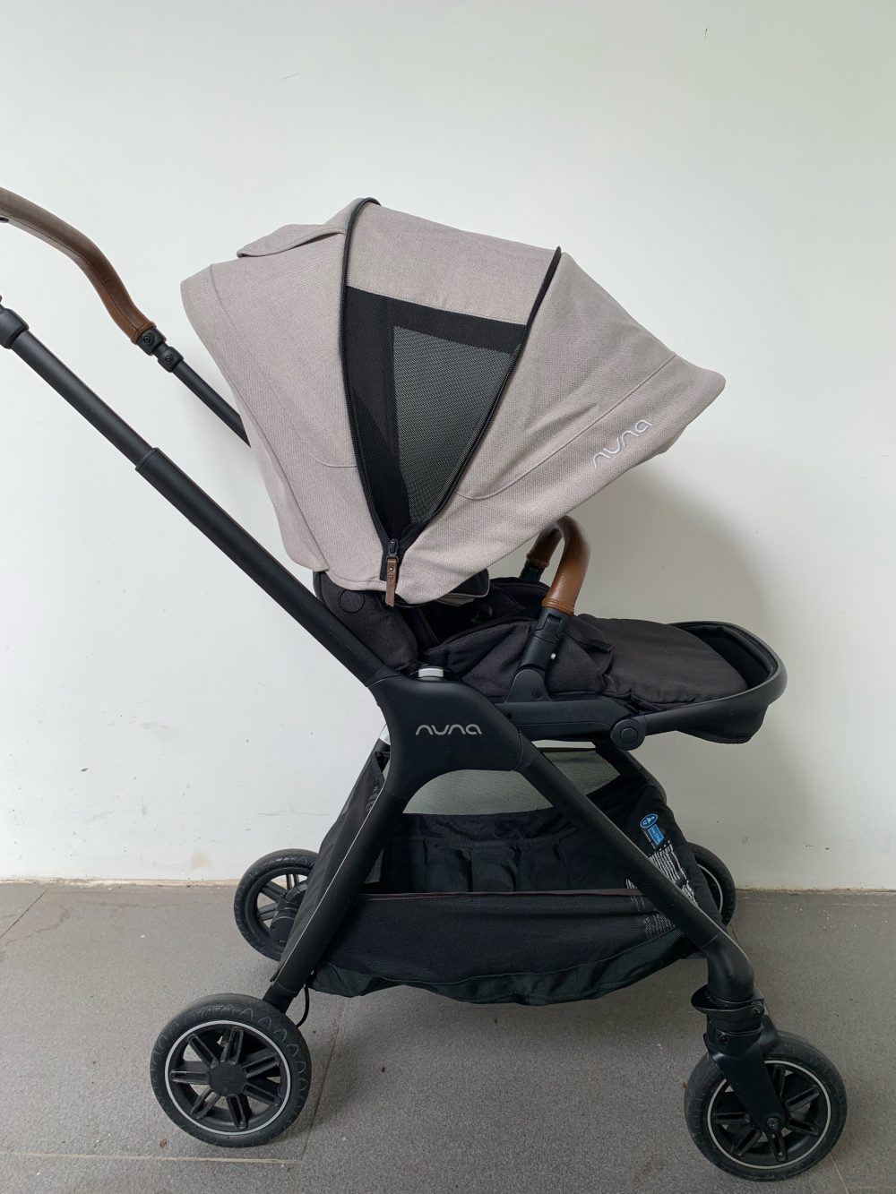 Xe đẩy Nuna Triv màu xám khung đen (sơ sinh - 22kg) - Ảnh 13