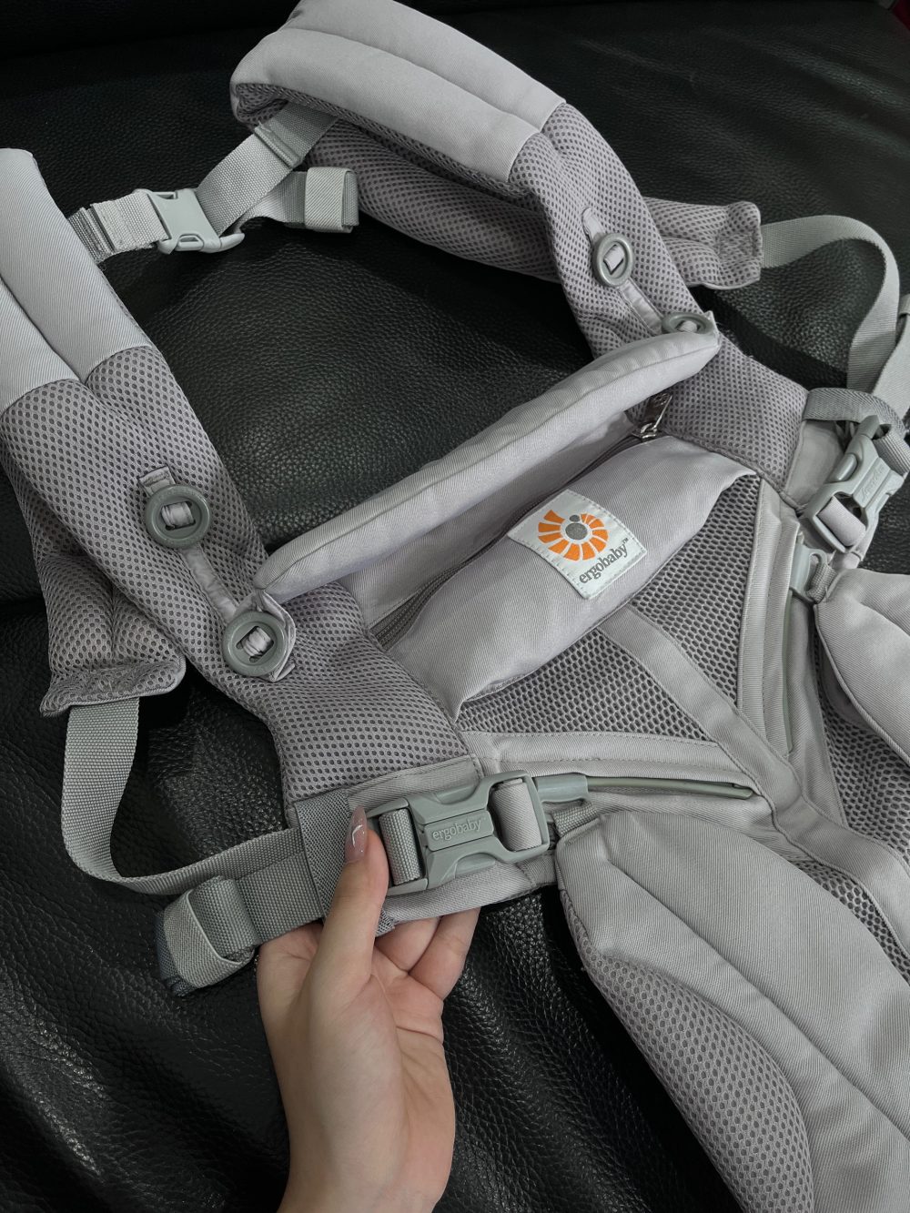 Địu Ergobaby Omni 360 Cool Air Mesh, Pearl Grey ( size:0->48m~ 3kg2->20kg) - Ảnh 14
