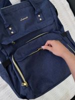 Balo bỉm sữa Lovevook màu xanh - Ảnh 19