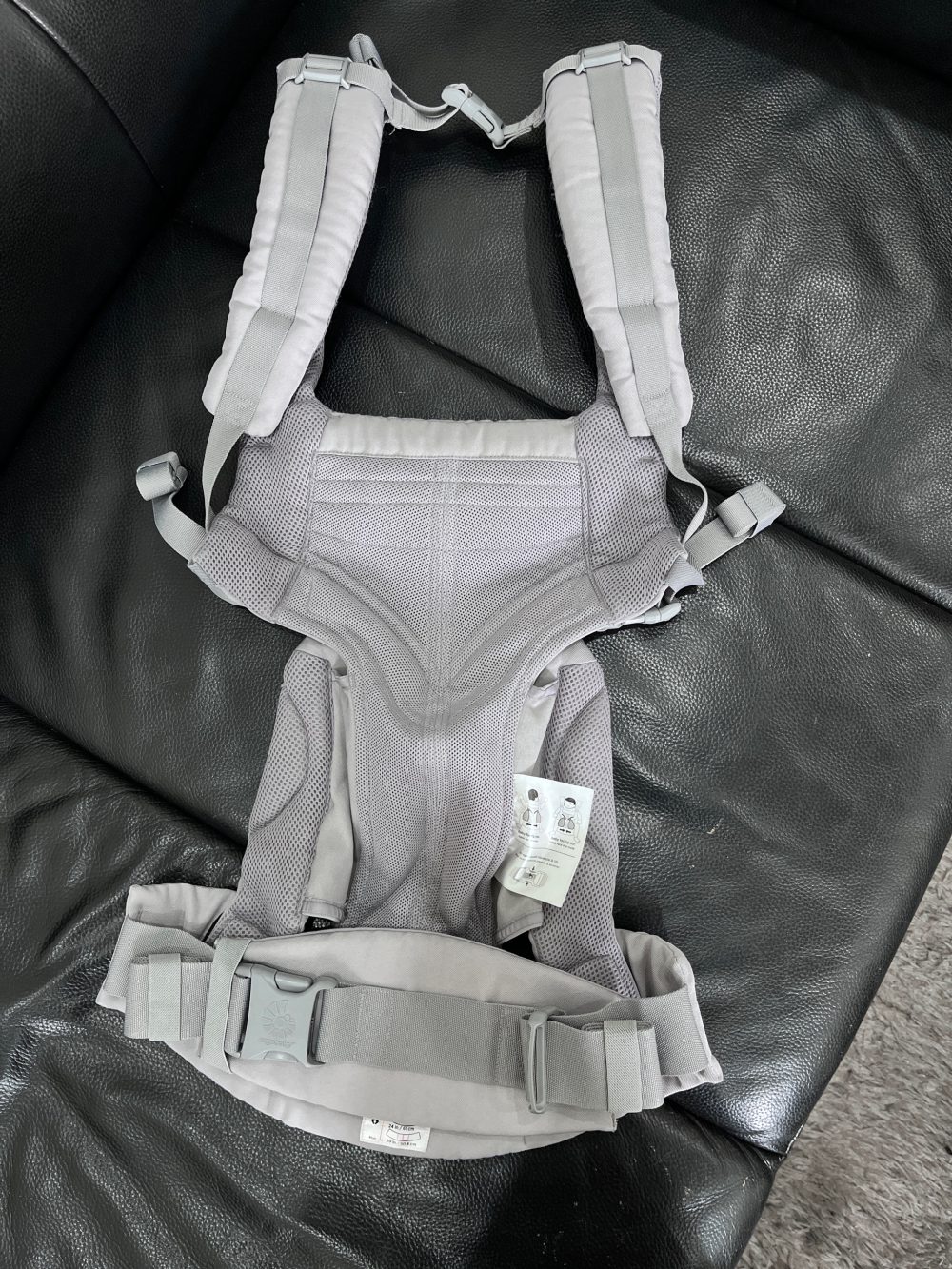 Địu Ergobaby Omni 360 Cool Air Mesh, Pearl Grey ( size:0->48m~ 3kg2->20kg) - Ảnh 3