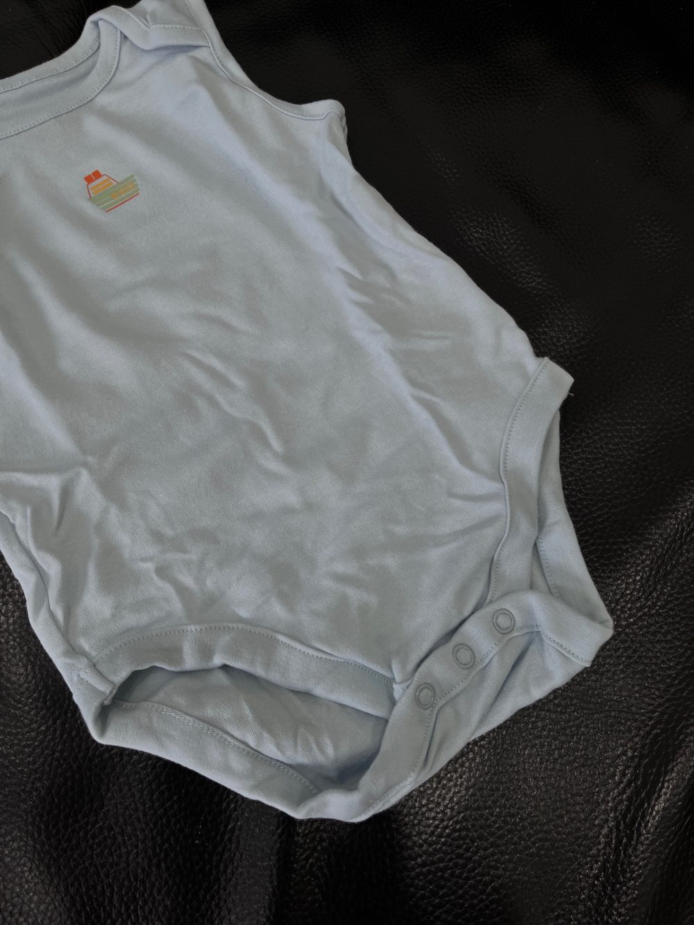 Set 2 bộ bodysuit Mothercare màu xanh kèm bodysuit Carter’s màu xanh (size 6 →9m) - Ảnh 5