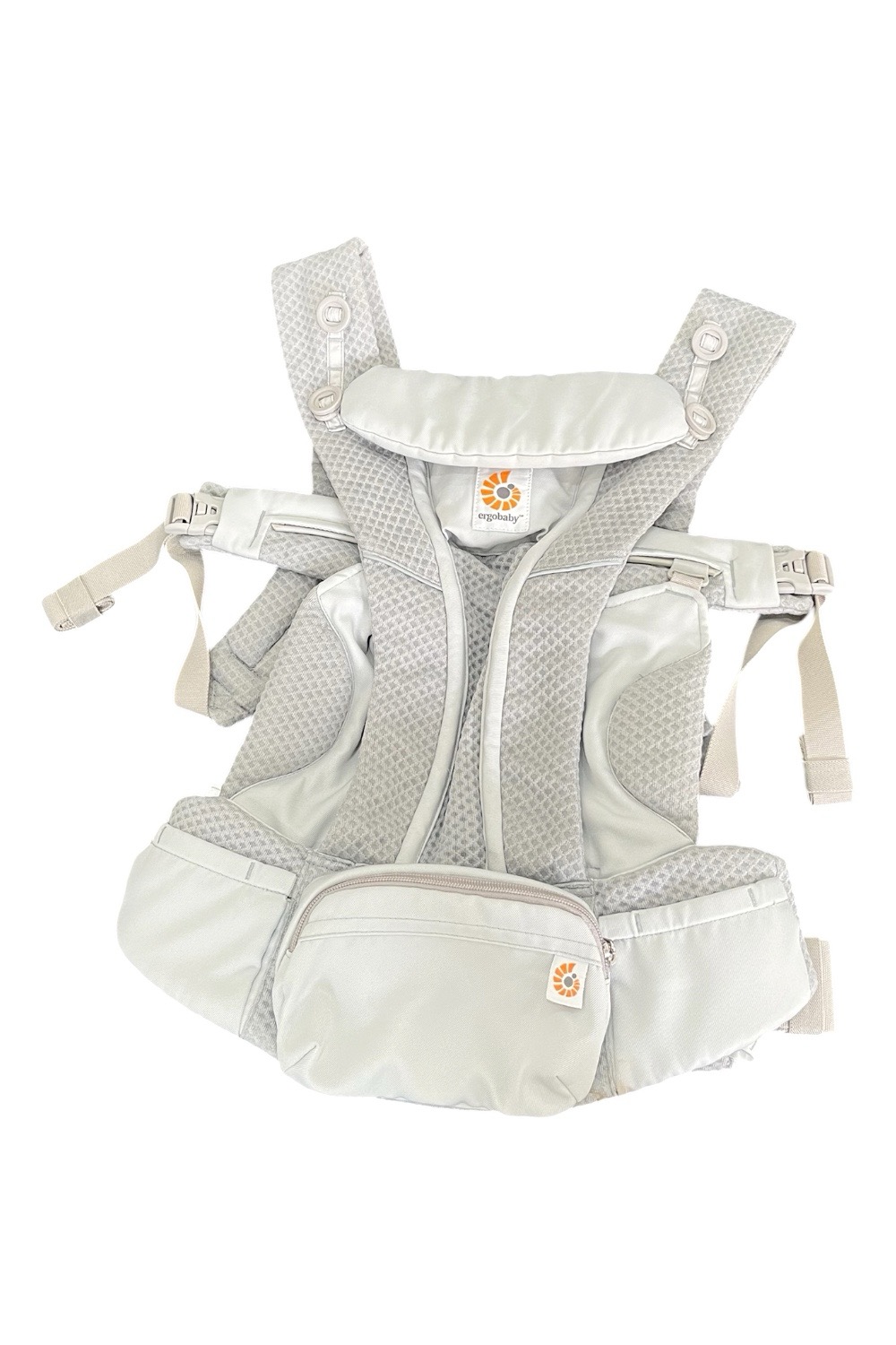 22513148827942848f81f08b36a6569f Địu Ergobaby Omni Breeze, Pearl Grey ( Size: 3.2->20kg ~ 0->48m) - Ảnh 1