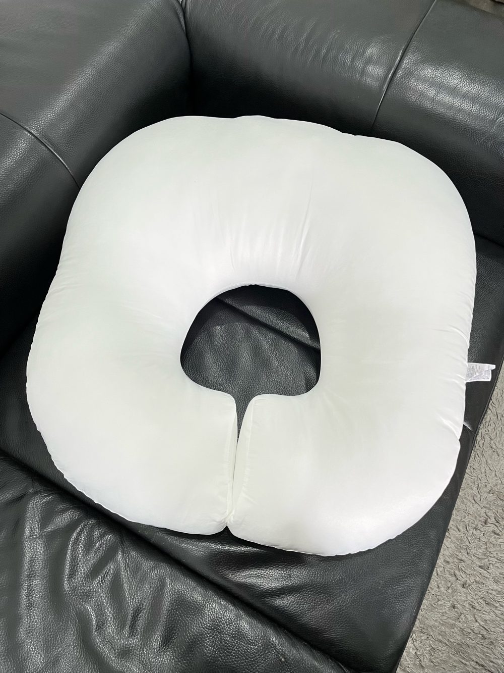 Gối chống trào ngược Rototo bebe cotton lụa hoạ tiết gấu màu be - Ảnh 2