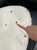 Gối chống trào ngược Rototo bebe cotton lụa hoạ tiết gấu màu be - Ảnh 11
