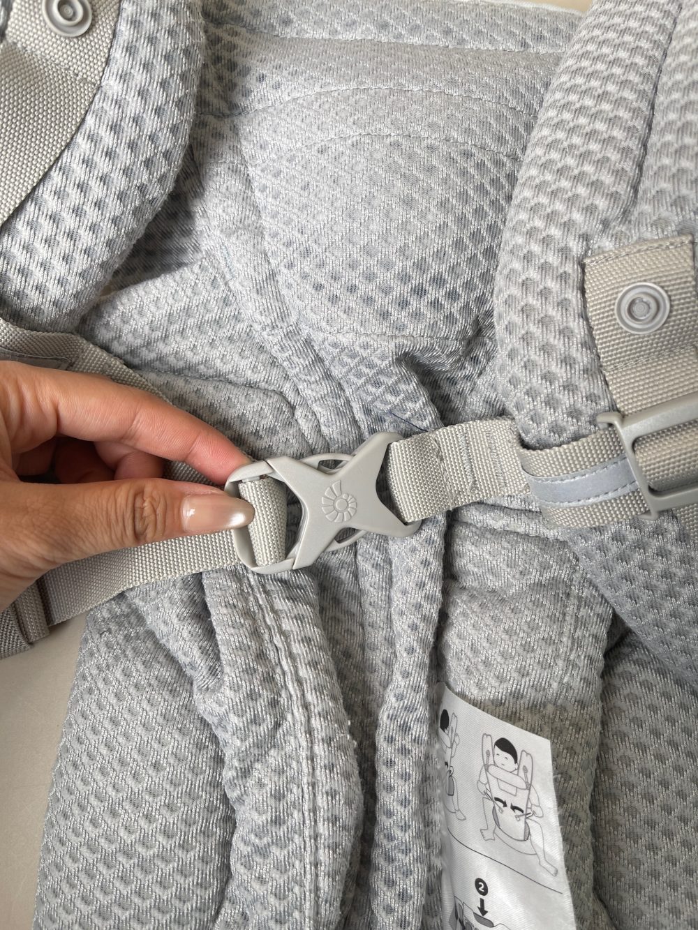 Địu cho bé Ergobaby Omni Breeze, Pearl Grey (size: 3kg2->20kg ~ 0->48m) - Ảnh 18