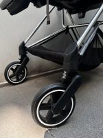Xe đẩy Cybex mios 3 màu xám khung bạc ( size: 0->4y, tối đa 22kg) kèm adapter và áo mưa cybex - Ảnh 7