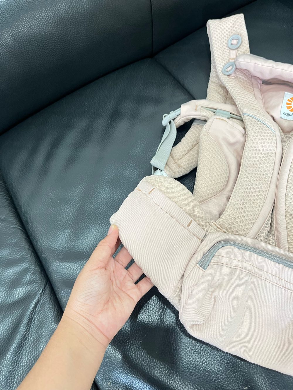 Địu Ergobaby Omni Breeze, Pink Quartz (size: 3.2->20kg ~ 0->48m) - Ảnh 8