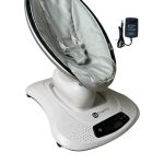 Nôi rung 4moms MamaRoo màu trắng xám (Size: 0->36m, tối đa 11,6kg)