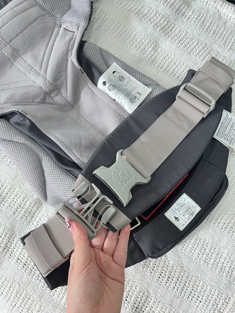 Địu Ergobaby Omni 360 Cool Air Mesh, Carbon Grey (size: 3kg2→20kg~ 0→48m) - Ảnh 3