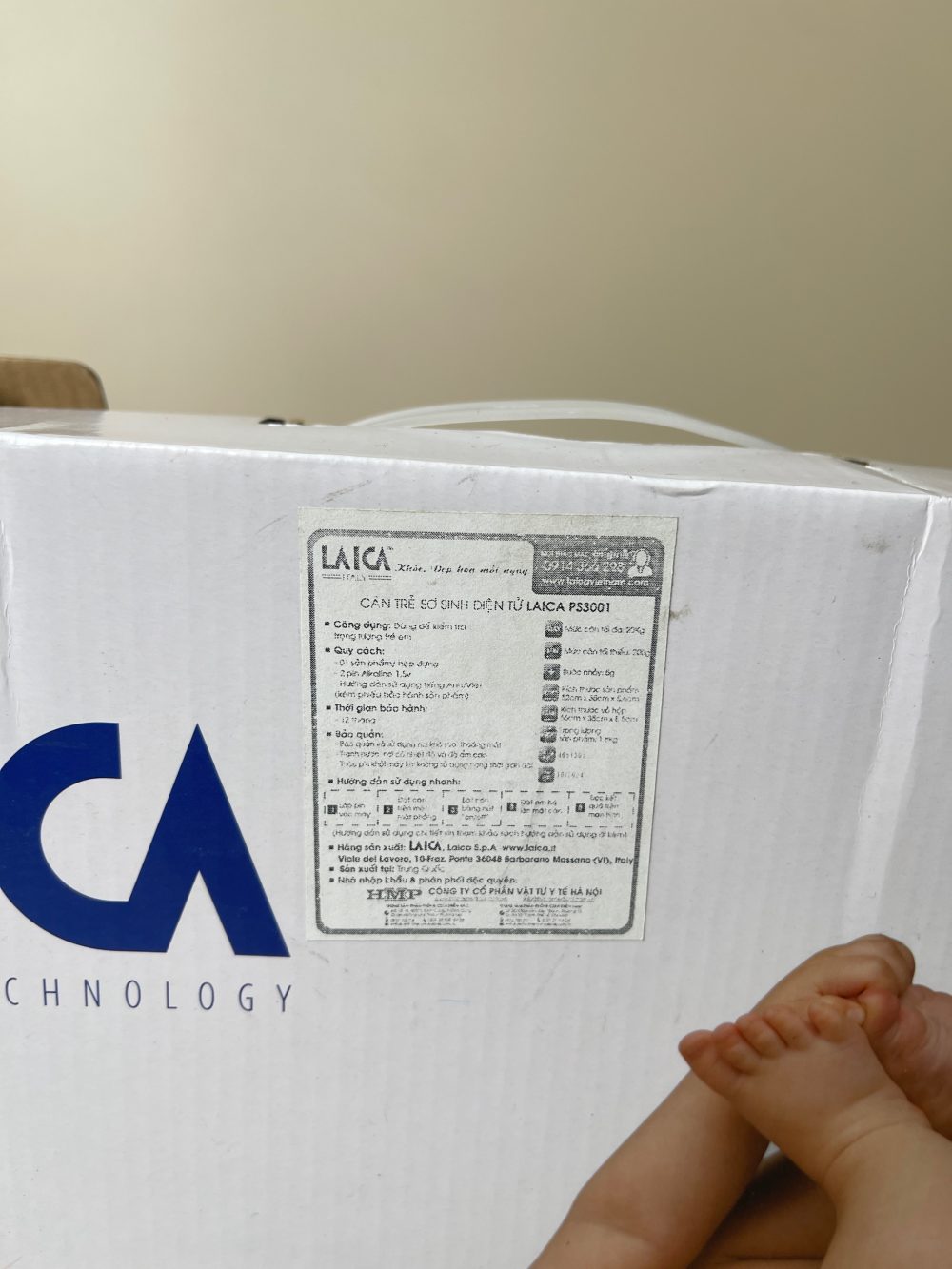 Cân điện tử Laica PS3001 ( full box, tối đa 20kg) - Ảnh 14