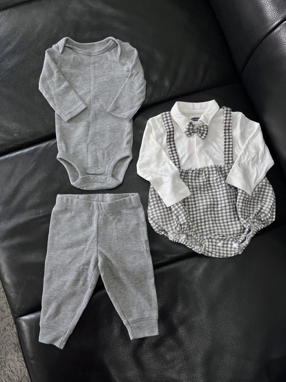 Set 2 body đùi Uala Rogo & Carter's màu xám (size 6→9m) - Ảnh 21