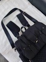 Balo kiêm túi đeo chéo đựng đồ cho bé Hannah & Sophia Belle màu đen - Ảnh 17