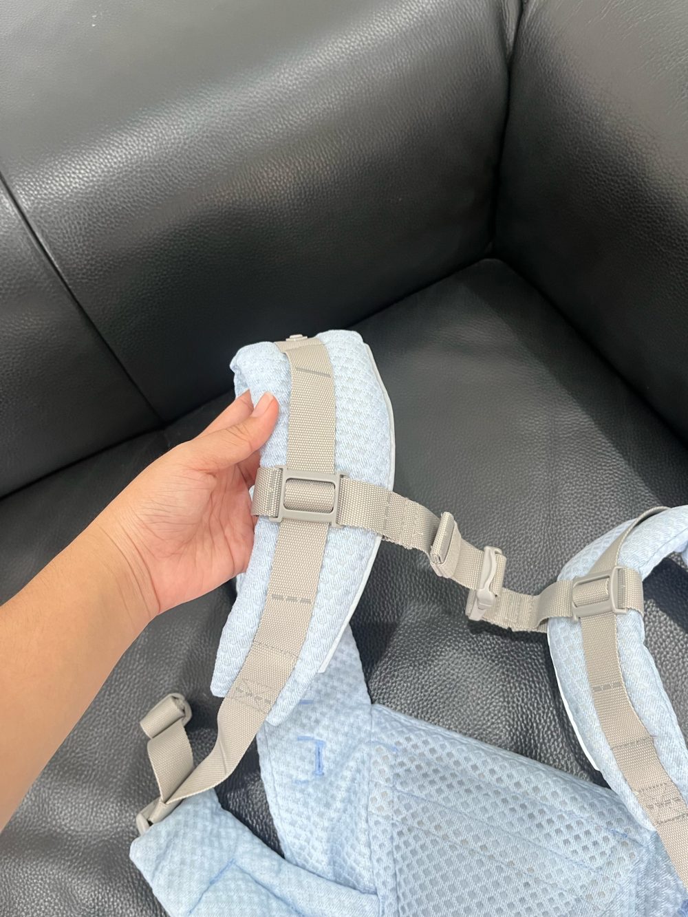 Địu cho bé Ergobaby Omni Deluxe Mesh, Serene Blue( size:0->48m~3kg2->20kg4) full box - Ảnh 3