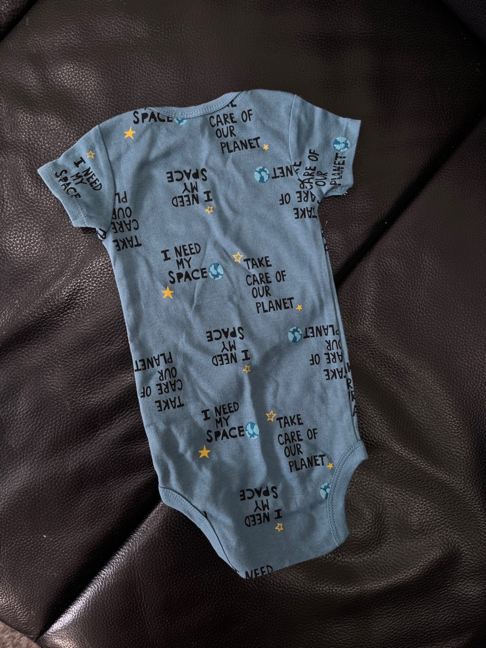 Set 4 bộ bodysuit Gerber họa tiết vũ trụ (size 6→9m) - Ảnh 8