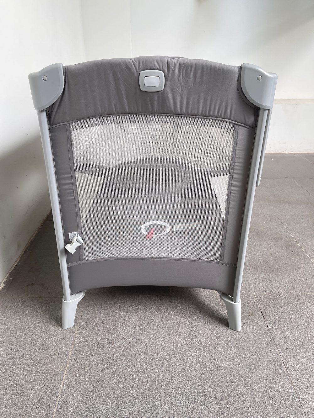 Cũi gấp gọn Joie Kubbie Sleep Foggy Gray ( còn túi đựng) - Ảnh 15
