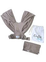Địu vải lưới EmBé Sling, size: WindMesh Plus màu Mocha ( size: 0->24m, còn túi đựng )